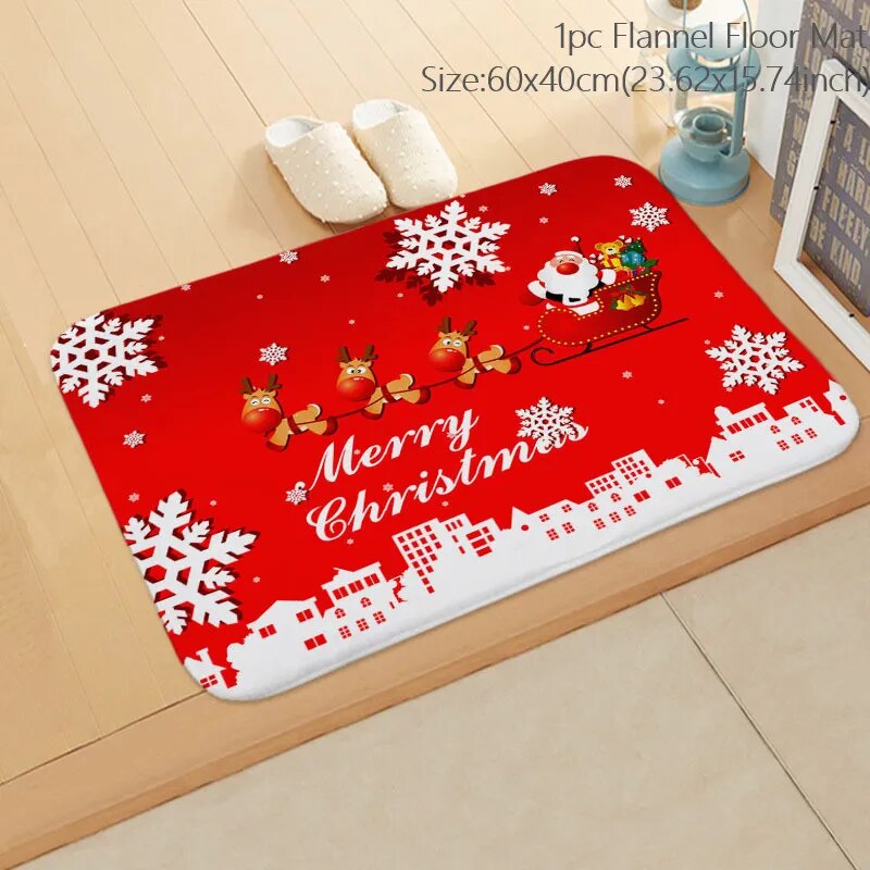 Christmas Decorative Doormat/Pillowcases.