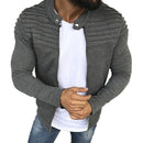 Men's  Long Sleeve Zipper Front Casual Sports Jacket