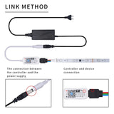 Smartphone Control Mini RGB RGBW WiFi Controller DC12V-24V For Led Multicolor Strip Panel Light.