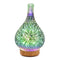 3D Glass Vase Aroma Essential Oil Diffuser With 7 Color LED Night Light.