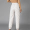 Warm Elastic Waist Cotton Quilted Pants.