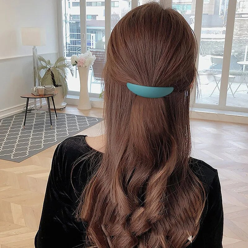 Elegant Matte Hair Clips.