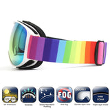 Children's Anti-fog, Double Layer Ski Goggles.