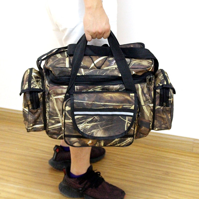 Waterproof Fishing, Hunting  Multi-Purpose Tackle Nylon Shoulder Bag