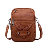 Women's Soft Leather Crossbody Shoulder Bag