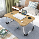 Portable Laptop table with folding legs.