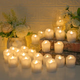 6/24Pcs Flameless LED Battery Powered Candles.