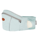 Infant hip rest and waist belt with plenty of storage.