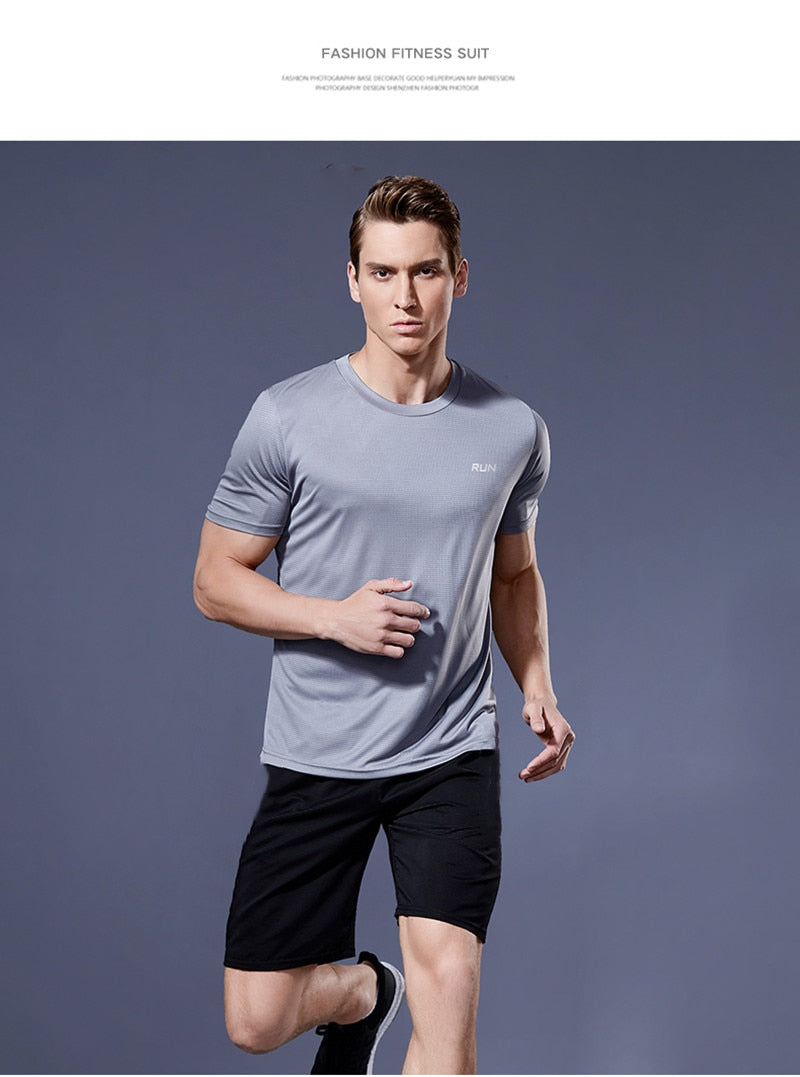 Men's  breathable Athletic sportswear.
