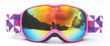 Children's Anti-fog, Double Layer Ski Goggles.