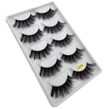 5 Pairs Multipack 3D Mink False Eyelashes.