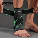 JINGBA 1 PCS 3D Compression Nylon Ankle Support.