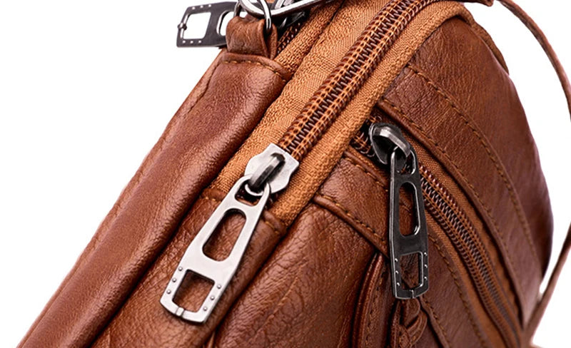 Women's Soft Leather Crossbody Shoulder Bag