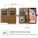 Magnetic Flip Leather Case For iPhone 15 Pro Max 14 Plus 13 12 11