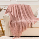 Battilo Machine Washable Decorative Soft Knitted Throws.