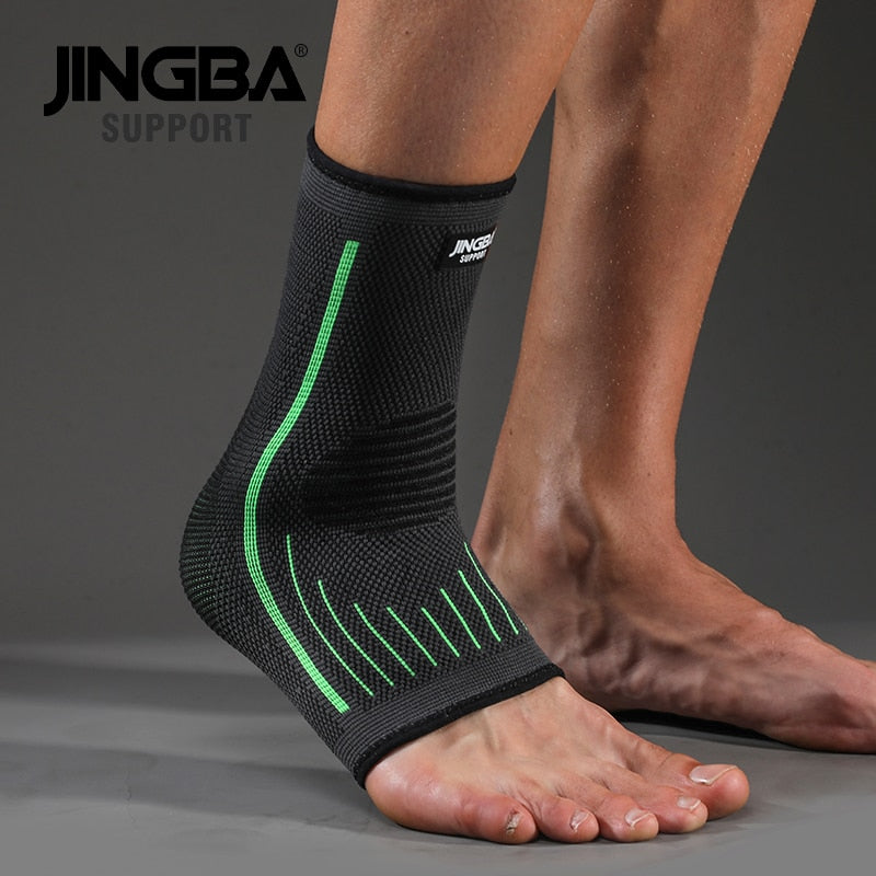 JINGBA 1 PCS 3D Compression Nylon Ankle Support.