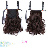 DIANQI  Curly synthetic heat resistant ponytail extension. Clips to your Natural Hair.