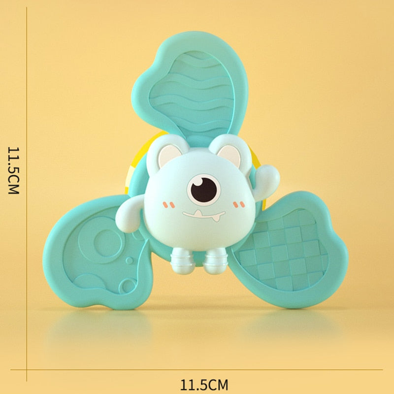 1pcs Cartoon Fidget Spinner.  Educational toy as well as rattle toy.