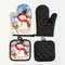 2pc/set Christmas Insulated Oven Mitts