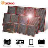 Dokio Flexible/Foldable High Efficiency Solar Panel. 12V 80w 100w 150w 200w 300w Solar Panel Kit