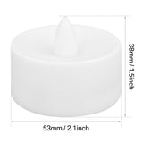 6/24Pcs Flameless LED Battery Powered Candles.