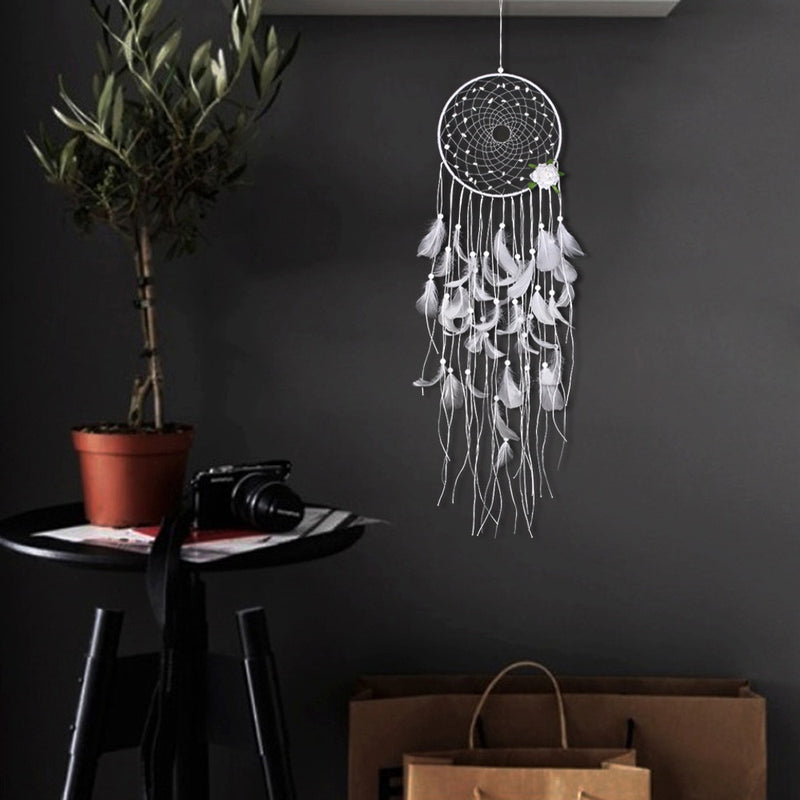 Hanging Dream Catchers.