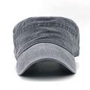 100% Cotton Vintage Flat Top Army Hat.