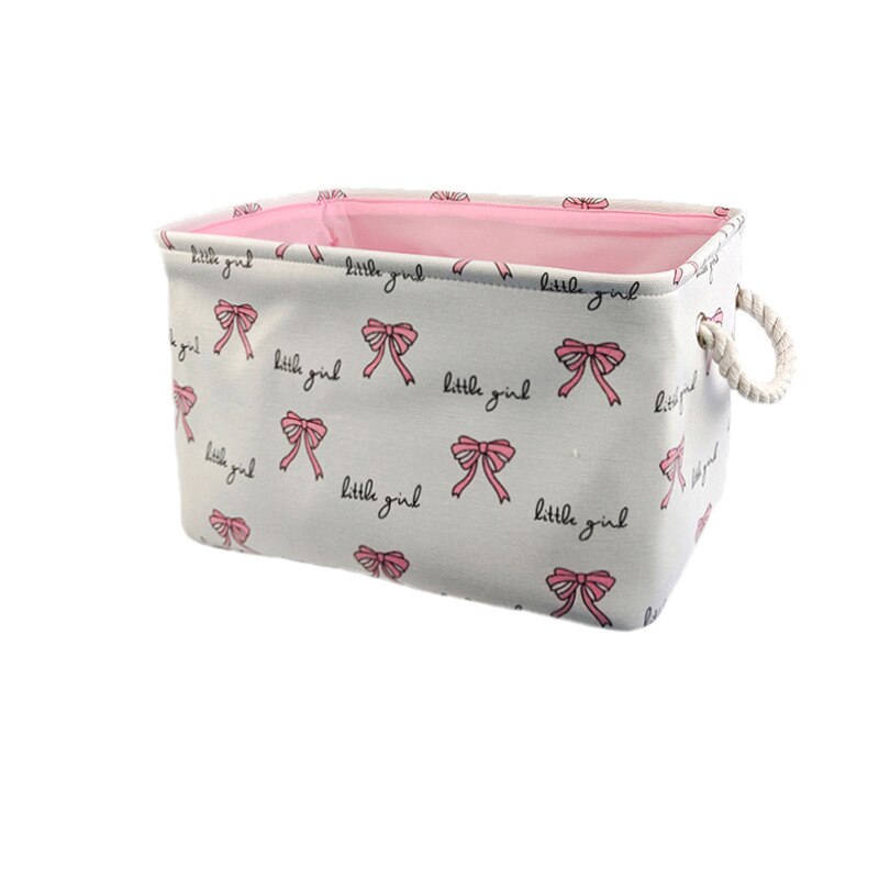 Foldable Canvas Cartoon Animal Laundry Basket OR Toy Storage.