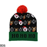 Children's LED Knitted Christmas Beanie hats.