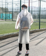 Women OR Men's Hooded Raincoats With Schoolbag space