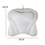 Non-Slip Bath Pillow with Suction Cups. Thick headrest to give your neck and back support.