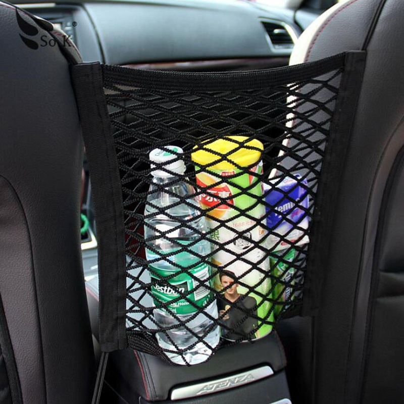 Elastic Mesh Car Net With Holder.