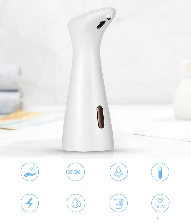 Touchless Sensor Hand Sanitizer/Liquid Soap Dispenser For Bathrooms or Kitchens.