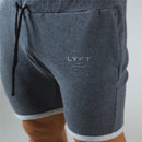 Men's cotton casual, gym shorts.