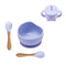 Babies Silicone Bowl, Fork, Spoon, OR  Cup and Straw With Suction Cup.