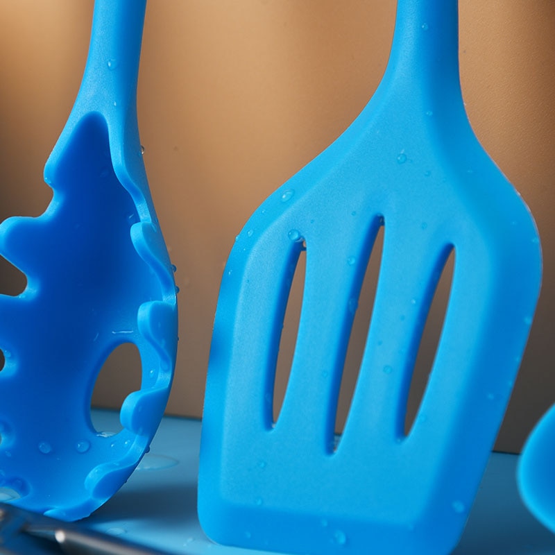 Walfos 14 Pcs Heat Resistant Silicone Nonstick Cooking Utensils.