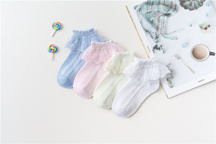 Baby Girl Lace Socks.