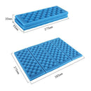 Foldable waterproof outdoor camping mat/chair.