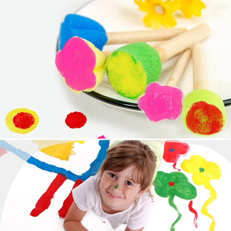 5pcs Children's Sponge Paint Stamps.