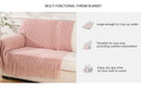 Battilo Machine Washable Decorative Soft Knitted Throws.