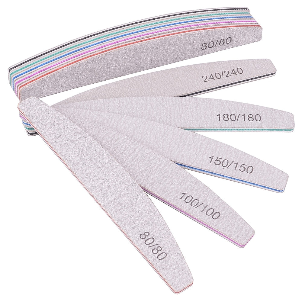 Double Sided Emery Board Nail Files 80/100/150/180/240