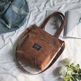 Women Corduroy Shoulder/Crossbody Bag.