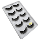 5 Pairs Multipack 3D Mink False Eyelashes.