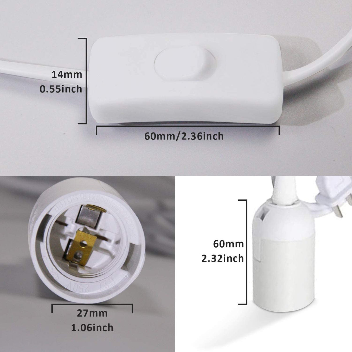 Suspension Socket 1.8m Power Cord Cables E2.