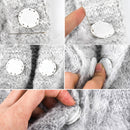 Invisible Magnet Buttons that can be sewed on to clothing.