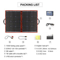 Dokio Flexible/Foldable High Efficiency Solar Panel. 12V 80w 100w 150w 200w 300w Solar Panel Kit