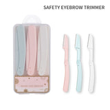 1PCS Foldable Eyebrow Trimmer And  Razor Blades Shaver.