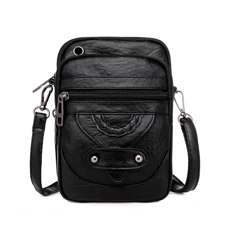 Women's Soft Leather Crossbody Shoulder Bag