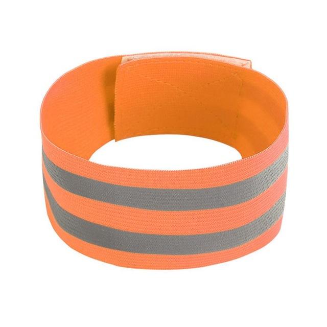 Safety Elastic Reflector Bands That Can Strap around your Ankle And Legs When Jogging.