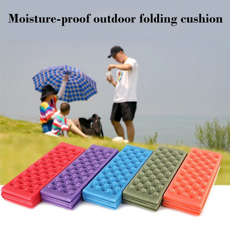 Foldable waterproof outdoor camping mat/chair.